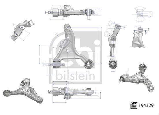 Control/Trailing Arm, wheel suspension
